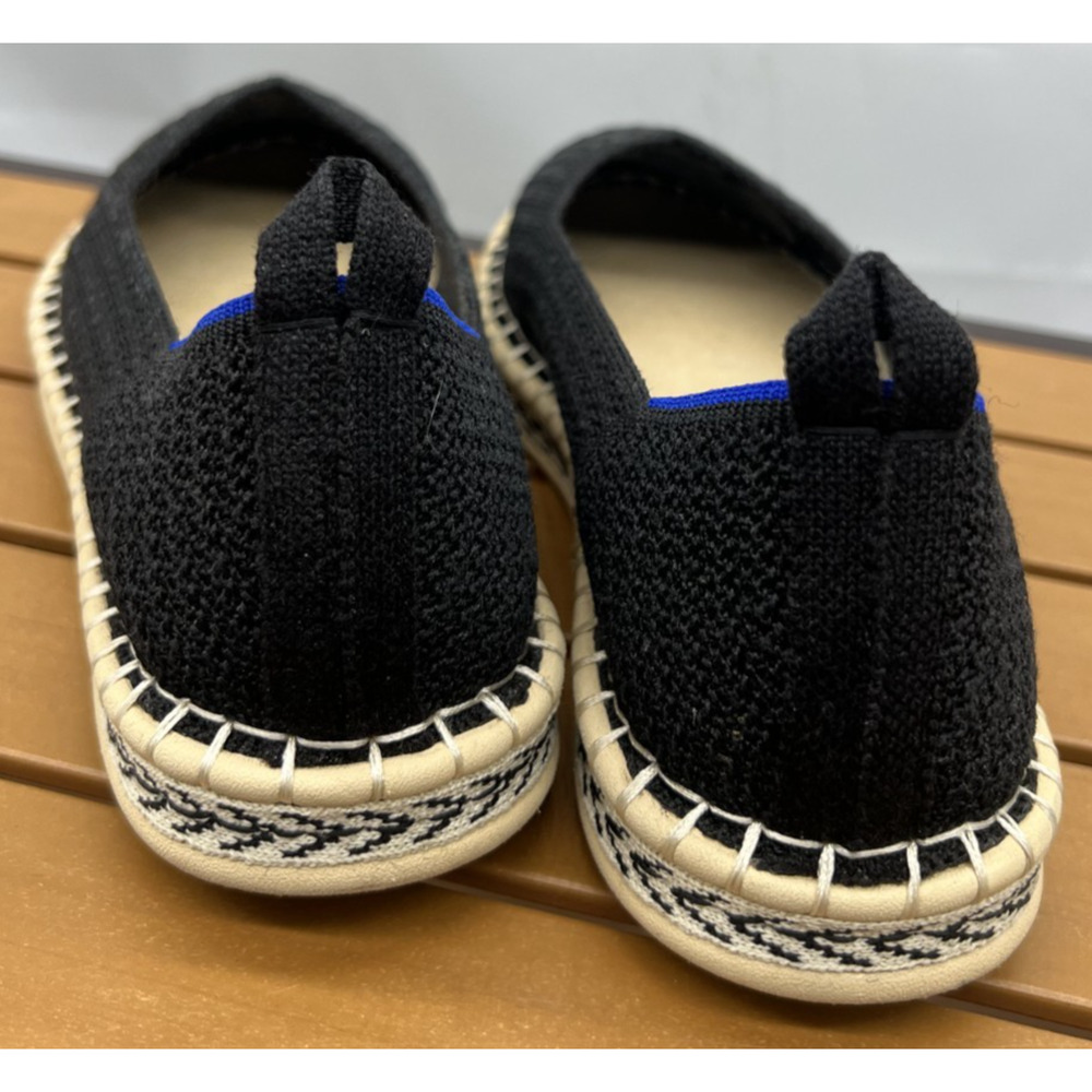 Rothy's The Espadrille Black Flats Size 8 - Picture 4 of 11